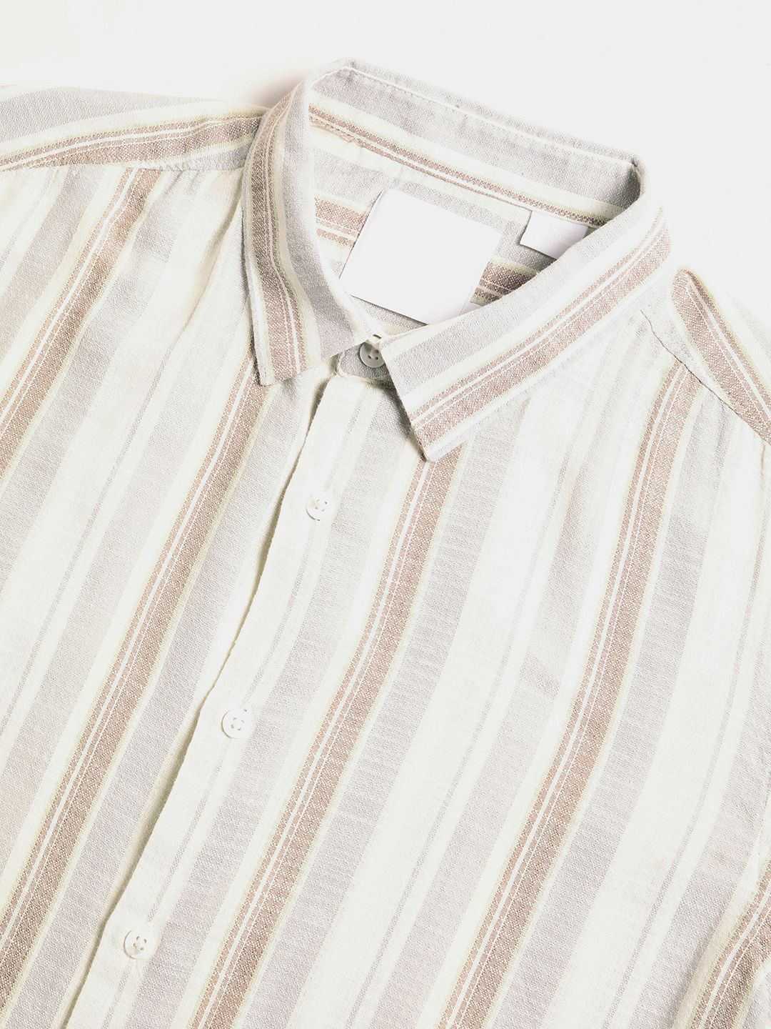THE BEAR HOUSE Men's Striped Slim Fit Casual Shirt