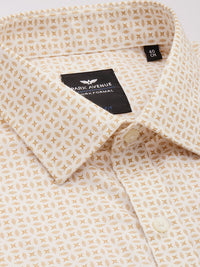 Park Avenue Slim Fit Opaque Micro Ditsy Printed Formal Shirt