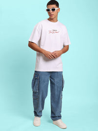 Bene Kleed Men Graphic Printed Round Neck Cotton Oversized T-shirt