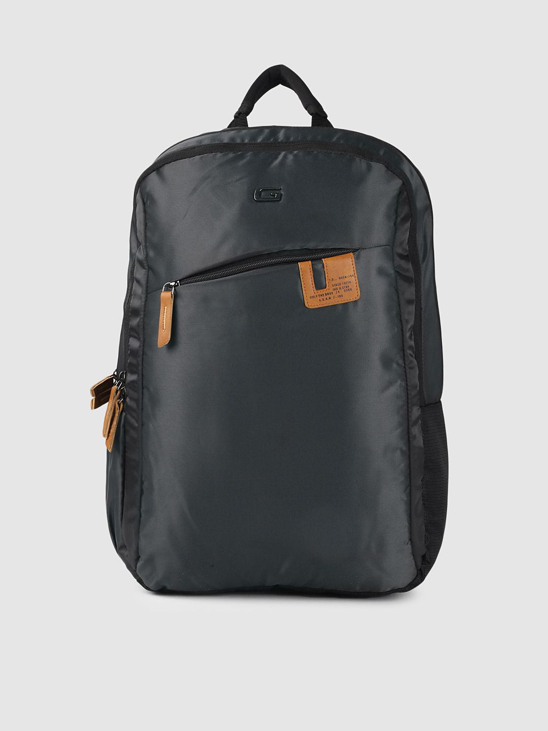 Gear Unisex Charcoal Grey Solid COMPACT BUSINESS LAPTOP Backpack