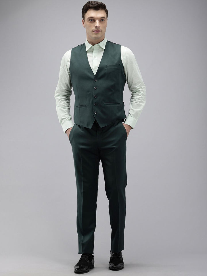Park Avenue Super Slim Fit Notched Lapel Collar 3 Piece Formal Suit