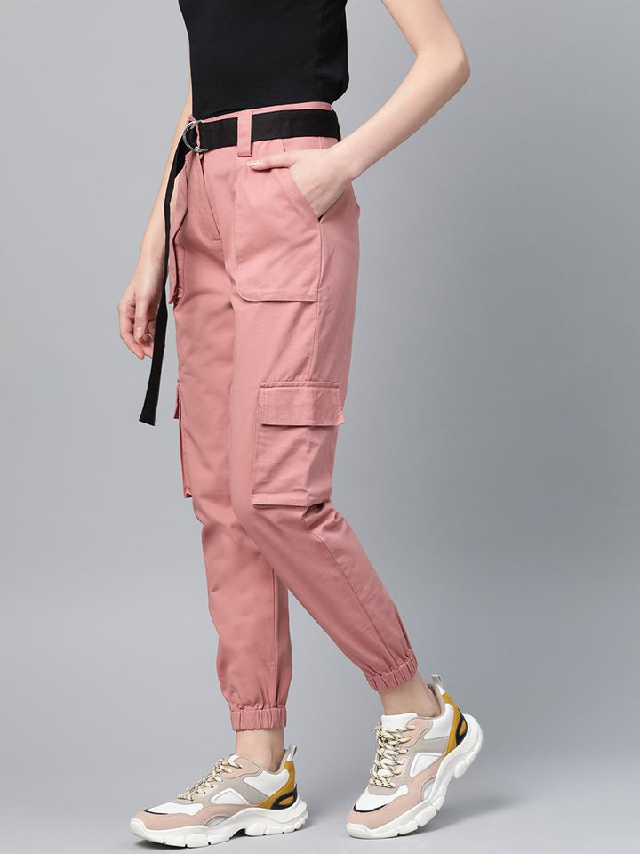 STREET 9 Women Rose Cropped Cargos