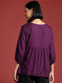 all about you Mirror Work Empire Short Kurti