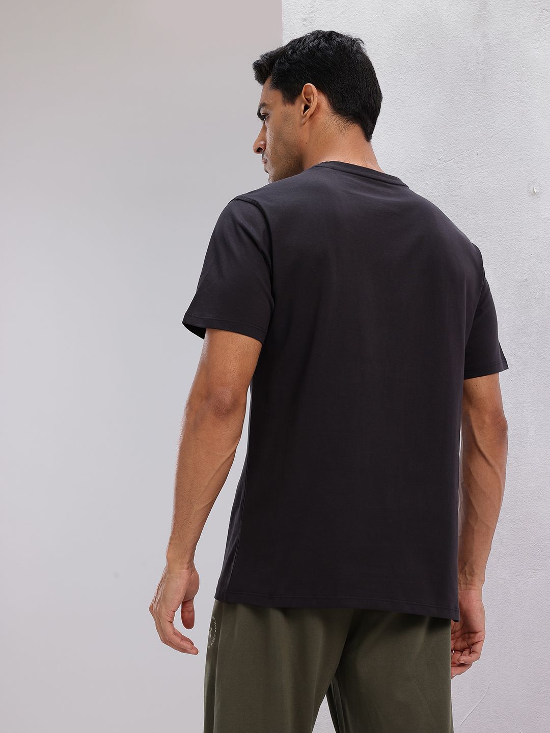 HRX by Hrithik Roshan Printed Pure Cotton Yoga T-shirt