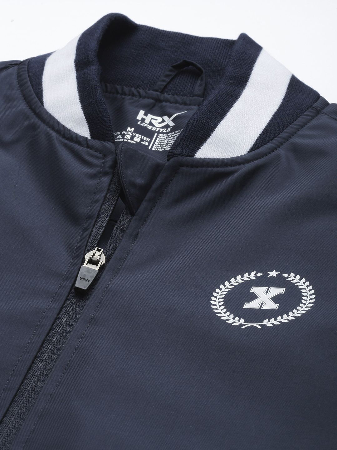 HRX by Hrithik Roshan Prosport-Collection Typography Printed Varsity Lifestyle Jacket
