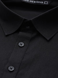 See Designs Men Black Regular Pure Cotton Kurta with Pyjamas