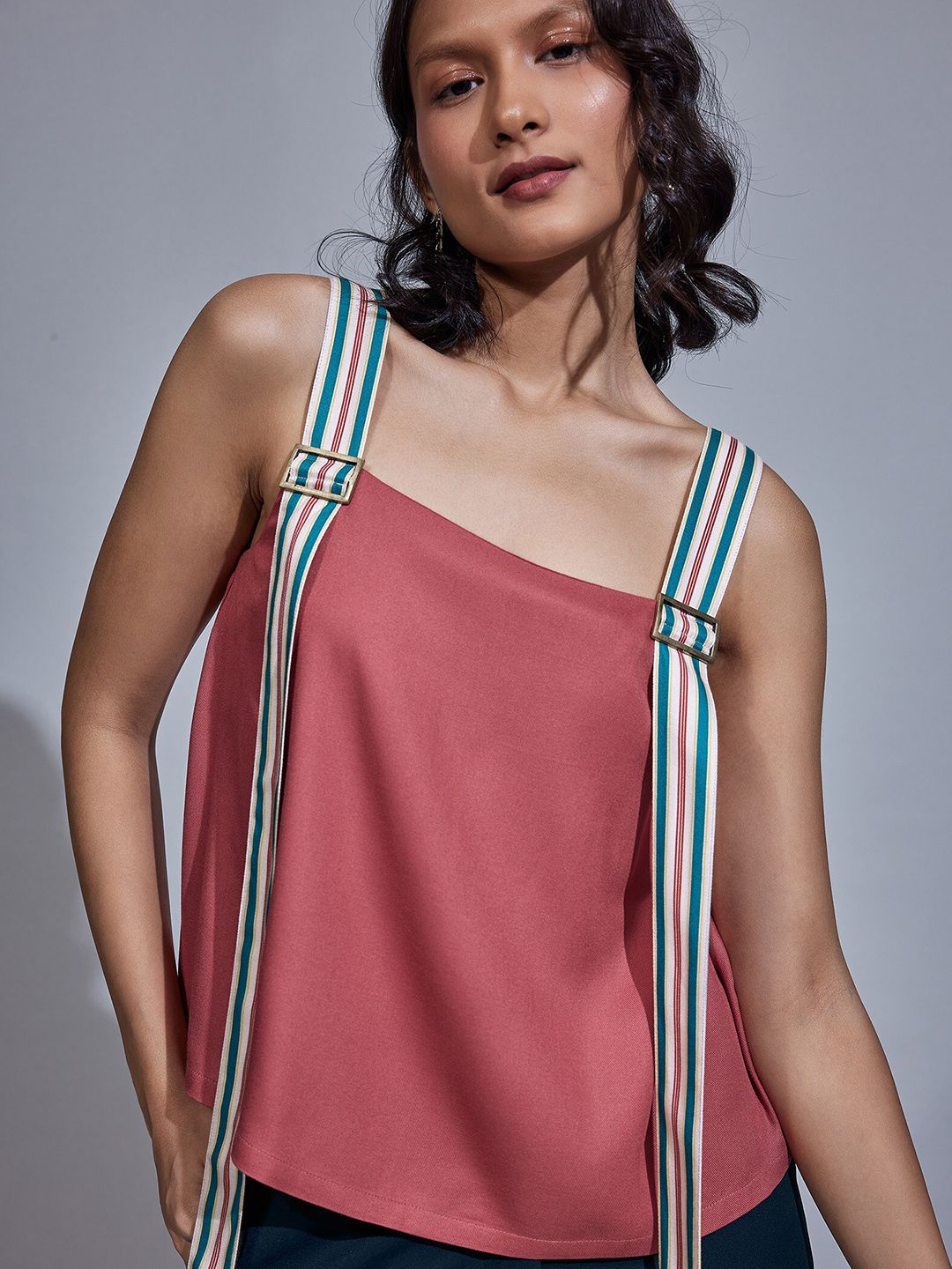 The Label Life Shoulder Straps A-Line Top