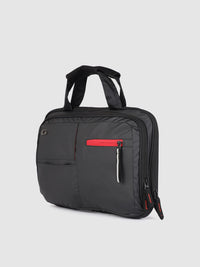 Gear Unisex Black Solid Laptop Bag