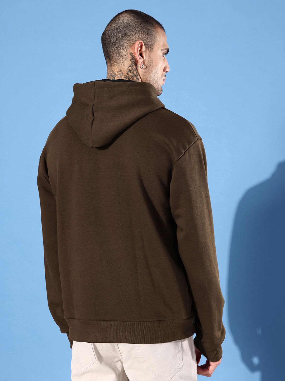 DILLINGER Men Typography Printed Hooded Sweatshirt
