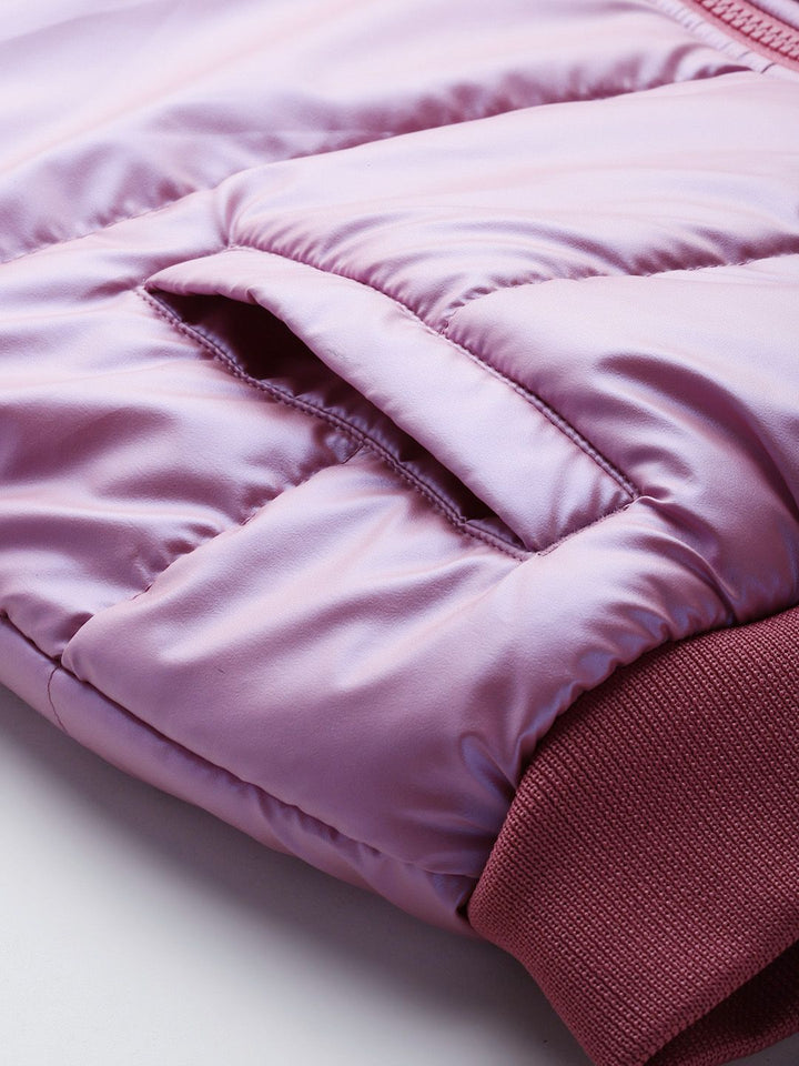 DressBerry Cropped Puffer Bomber Jacket
