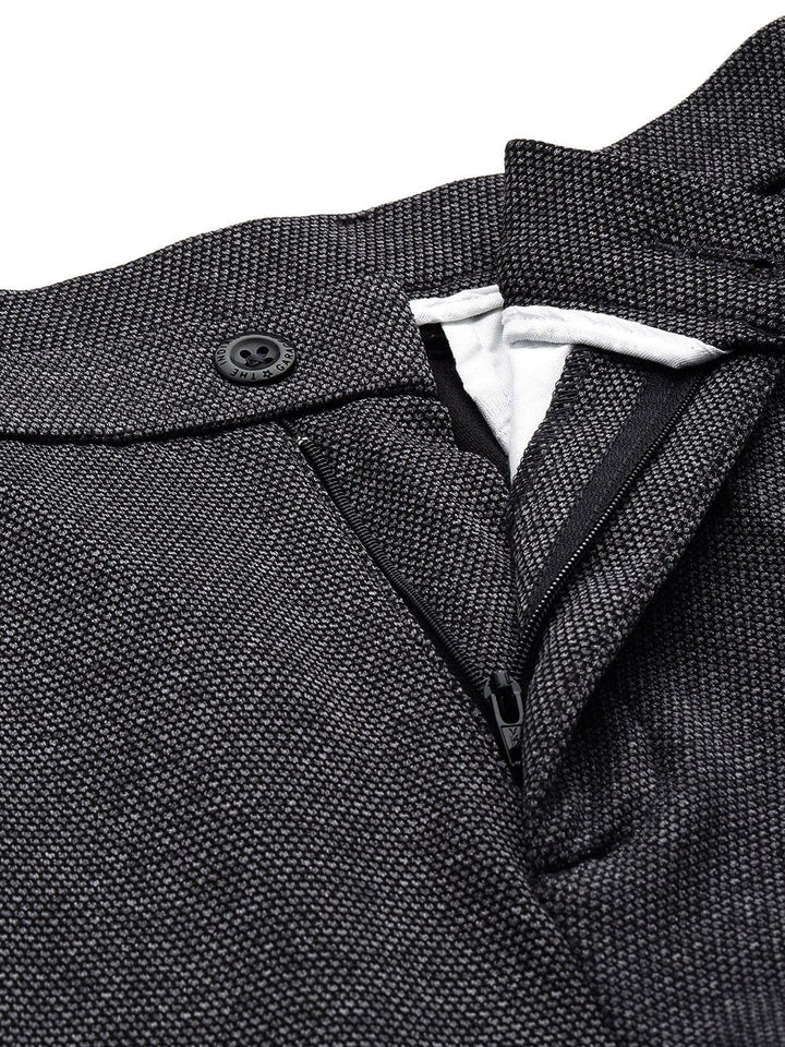 The Indian Garage Co Men Solid Regular Fit Trousers