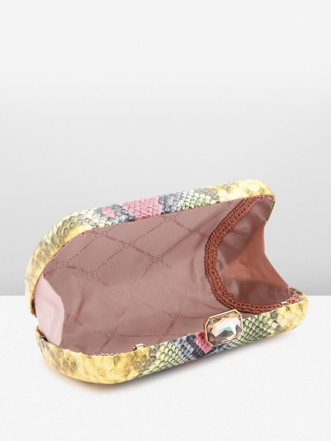 Lino Perros Women Abstract Printed Box Clutch