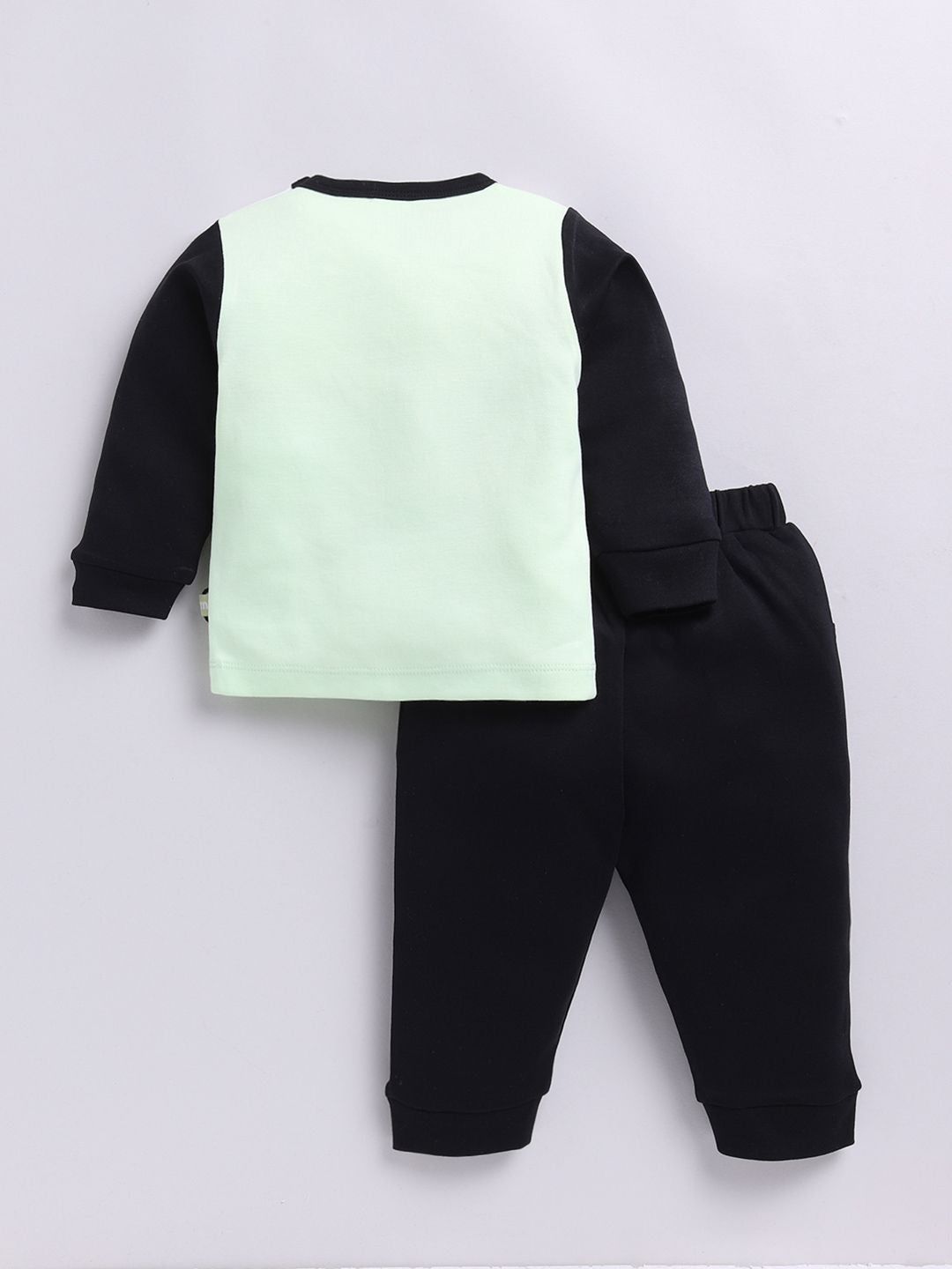 Moms Love Infant Boys Printed Cotton T-shirt with Joggers