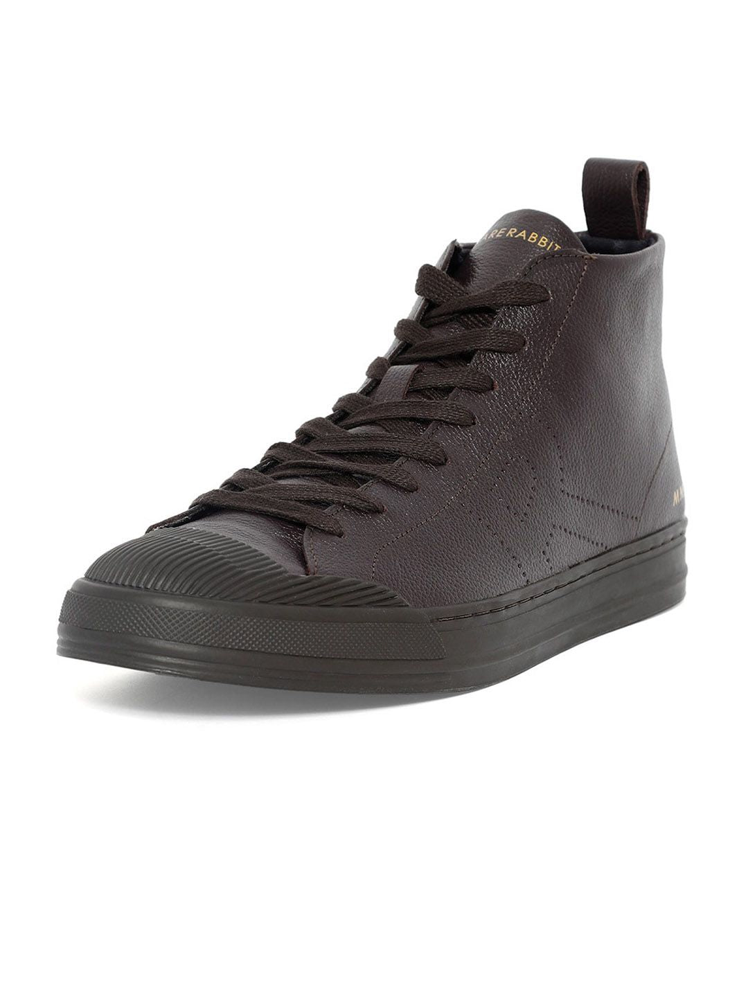 RARE RABBIT Men Sauron Hi Pro Leather Sneakers