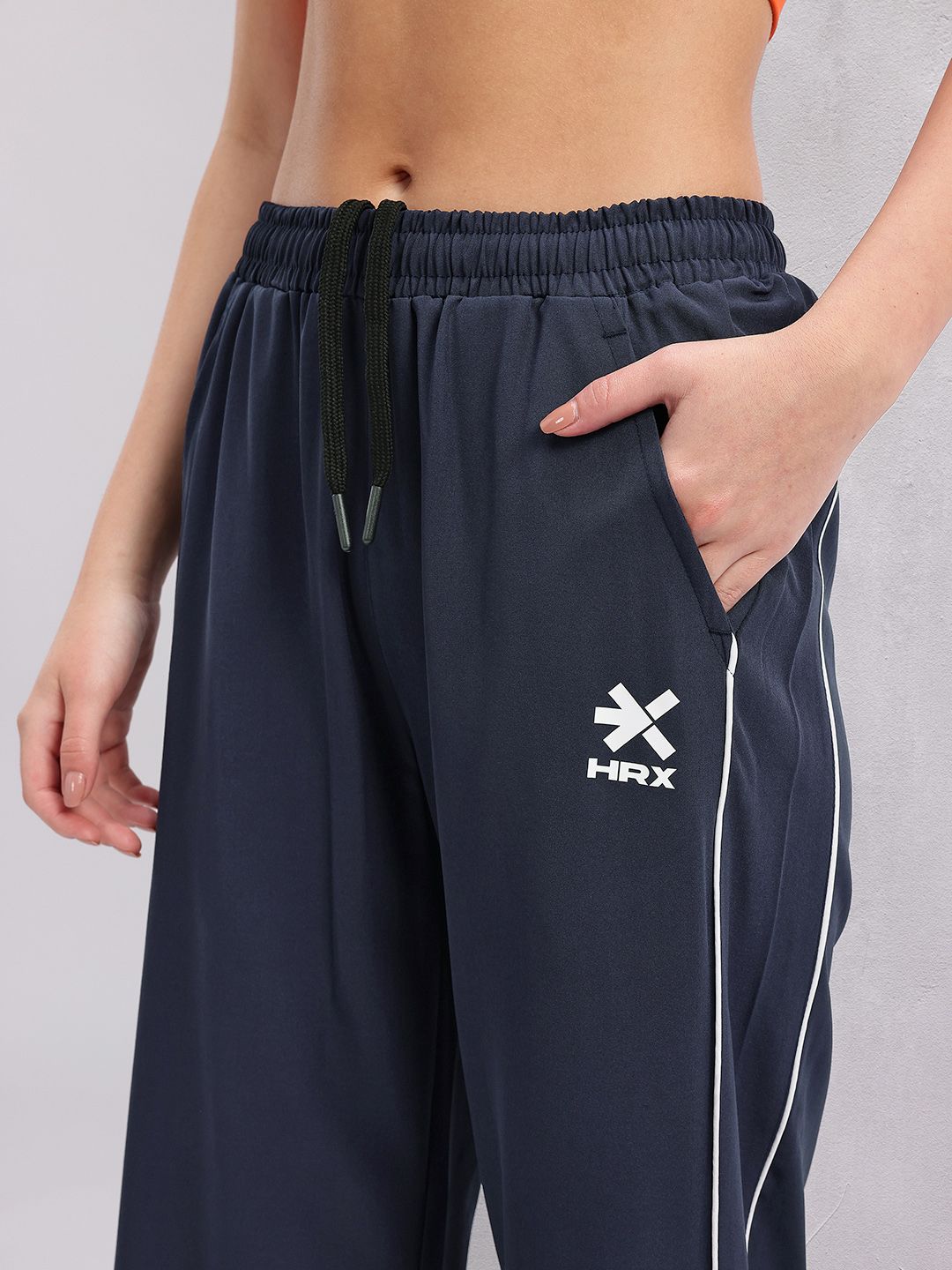 HRX by Hrithik Roshan Women Piping Detail Lifestyle Track Pants