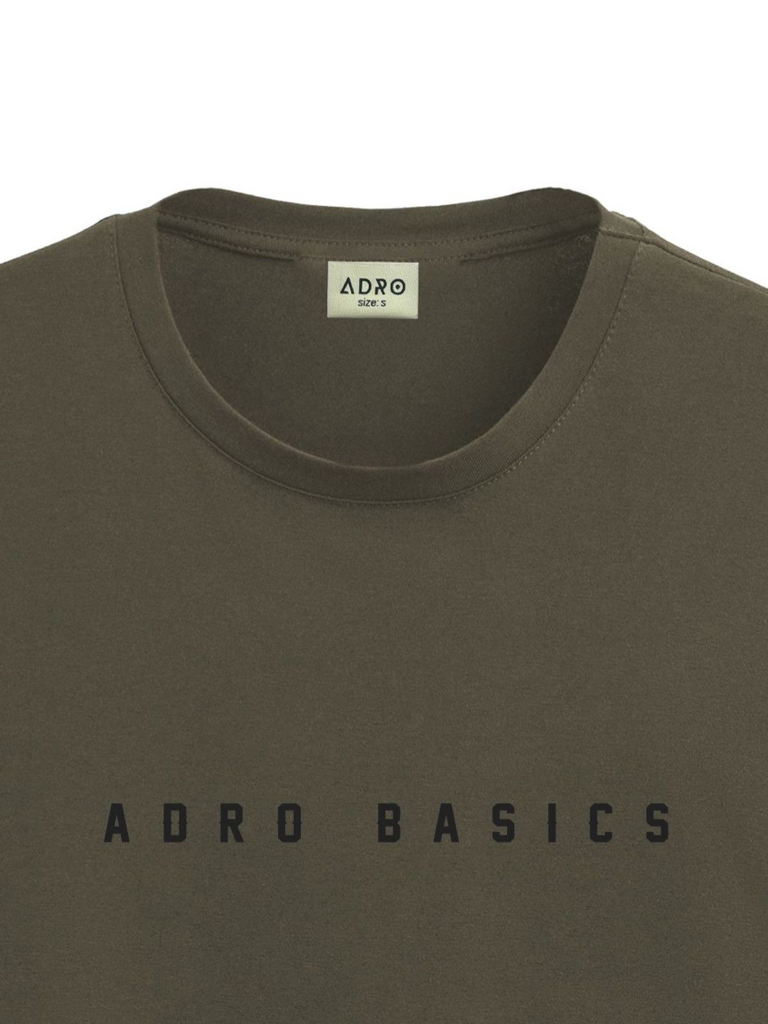 ADRO Men Typography Raw Edge T-shirt