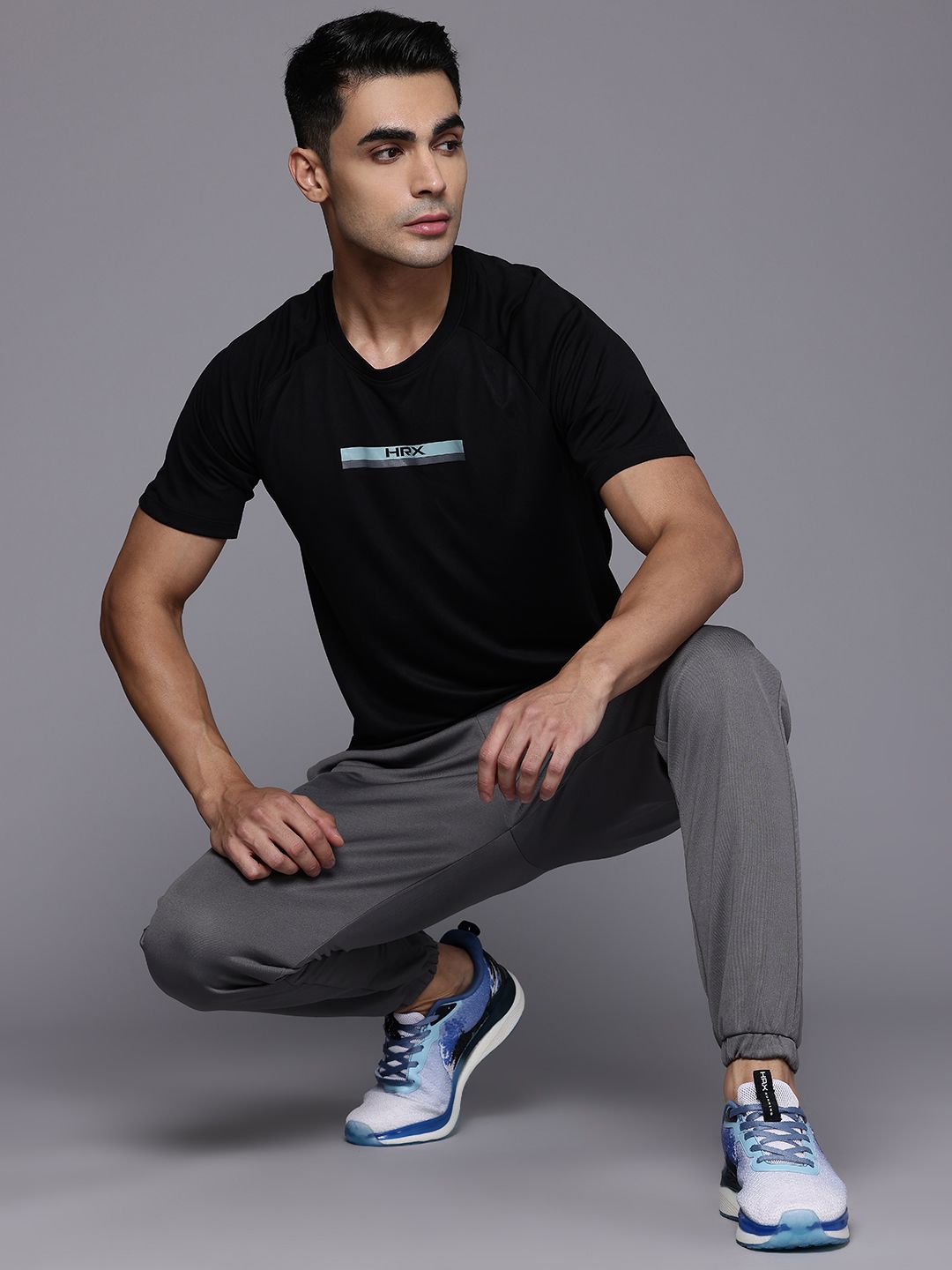 HRX by Hrithik Roshan Men Brand Logo Printed Rapid-Dry Running T-shirt