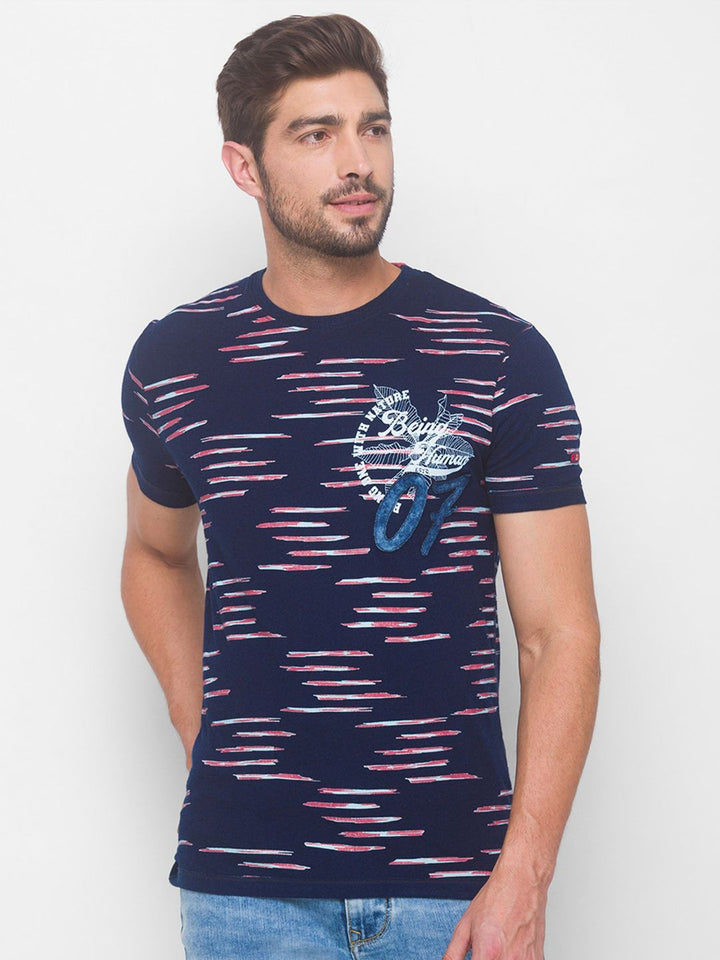 Being Human Printed Pure Cotton T-shirt