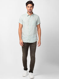 SPYKAR Men Casual Linen Shirt