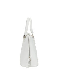 Lino Perros Off-White Solid Handheld Bag