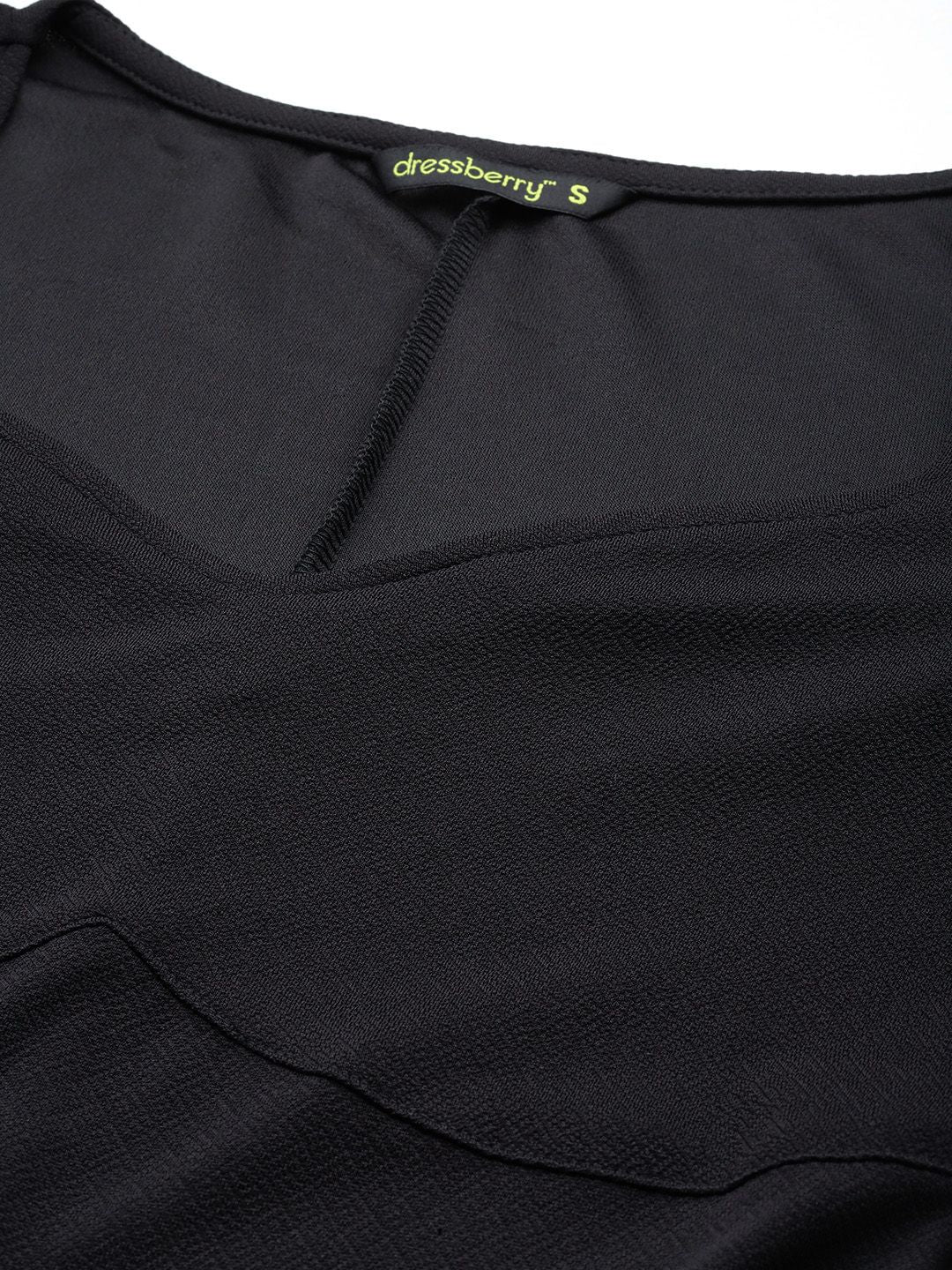 DressBerry Puff Sleeve Sheath Dress