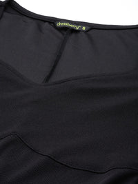 DressBerry Puff Sleeve Sheath Dress