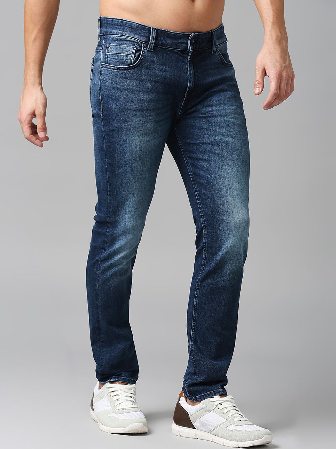 SPYKAR Men Cotton Light Fade Stretchable Jeans