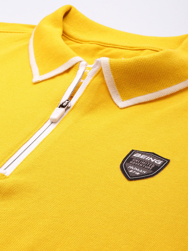 Being Human Pure Cotton Polo Collar Casual T-shirt