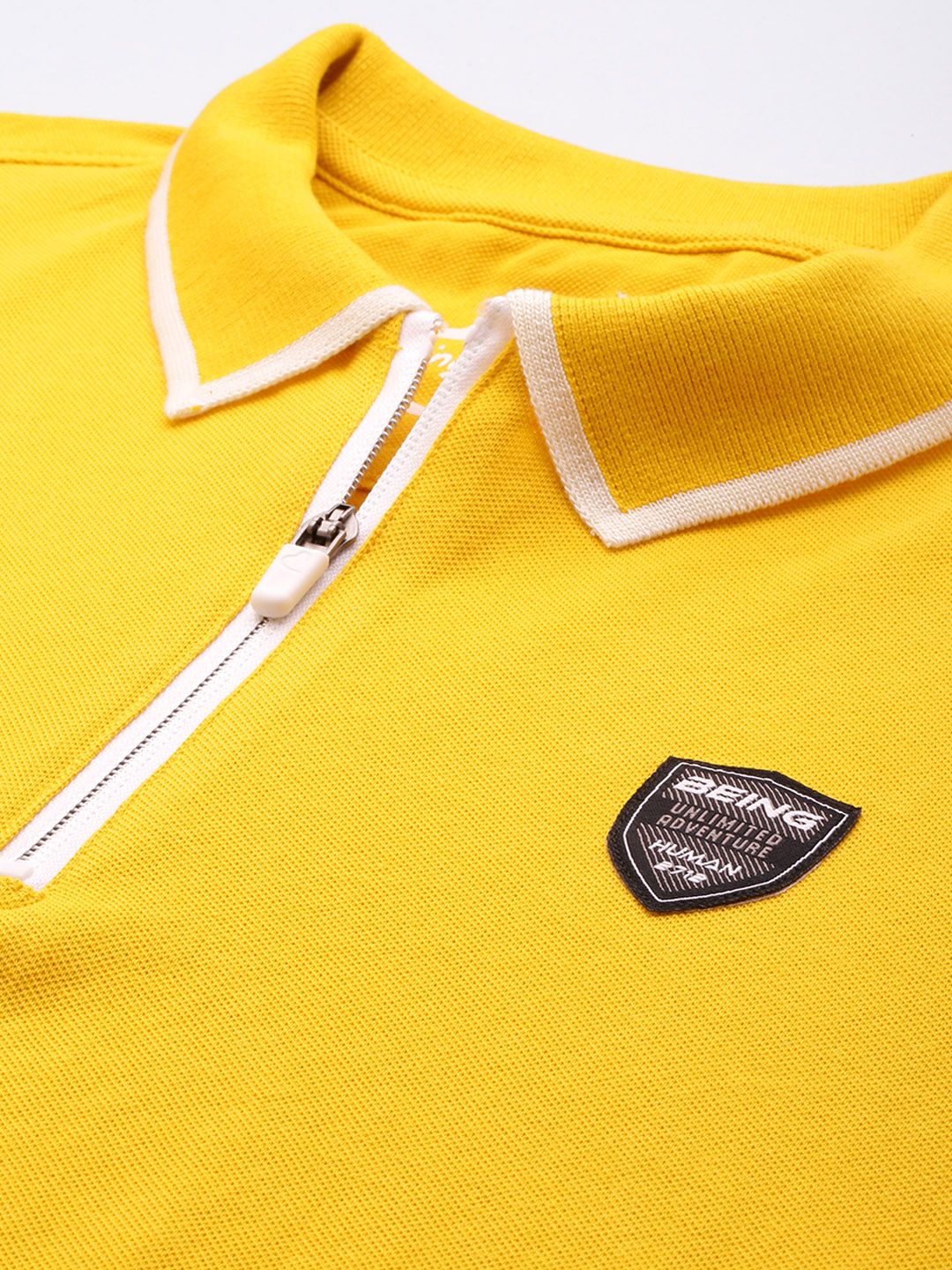 Being Human Pure Cotton Polo Collar Casual T-shirt