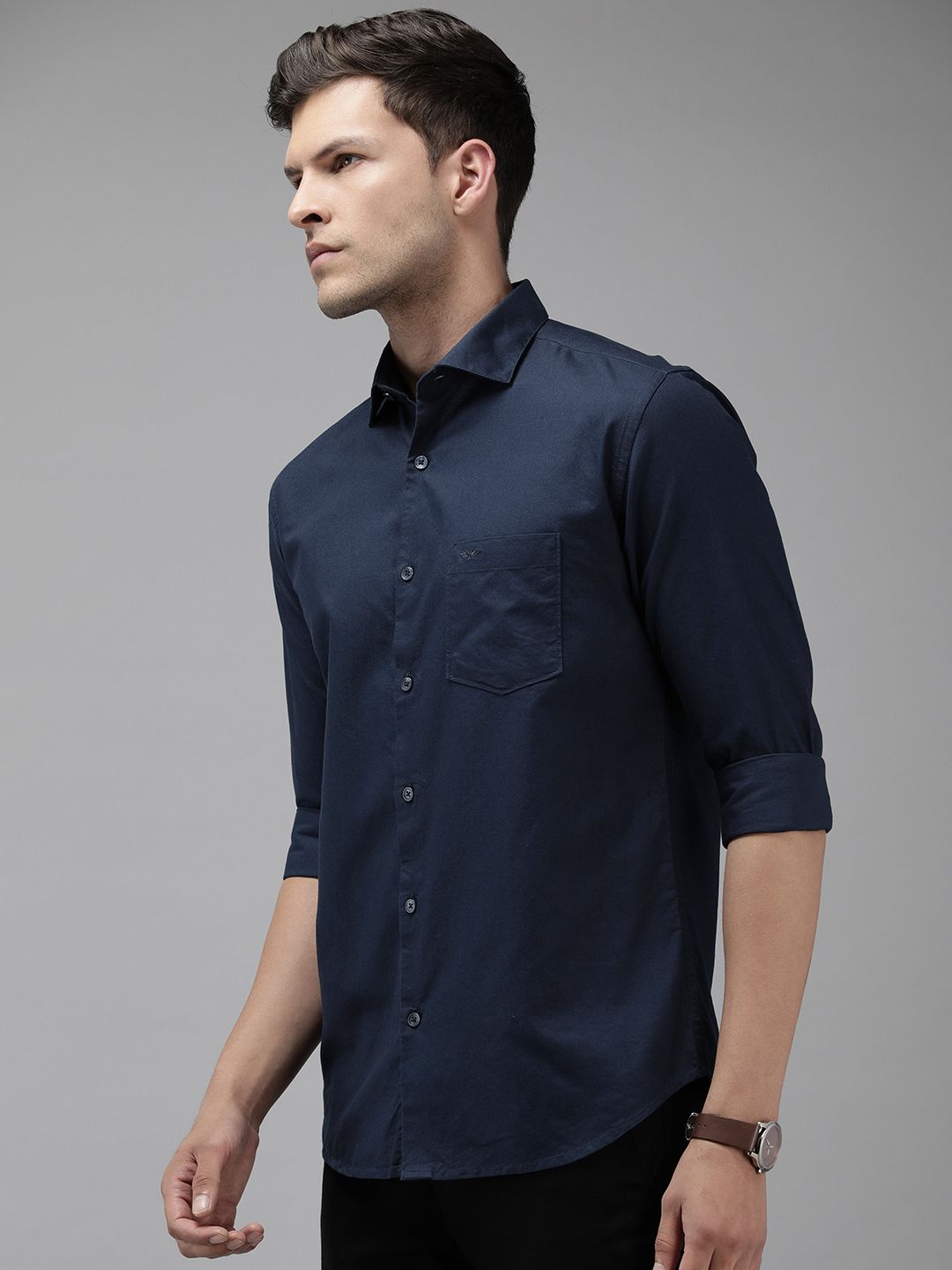 Park Avenue Pure Cotton Slim Fit Opaque Shirt