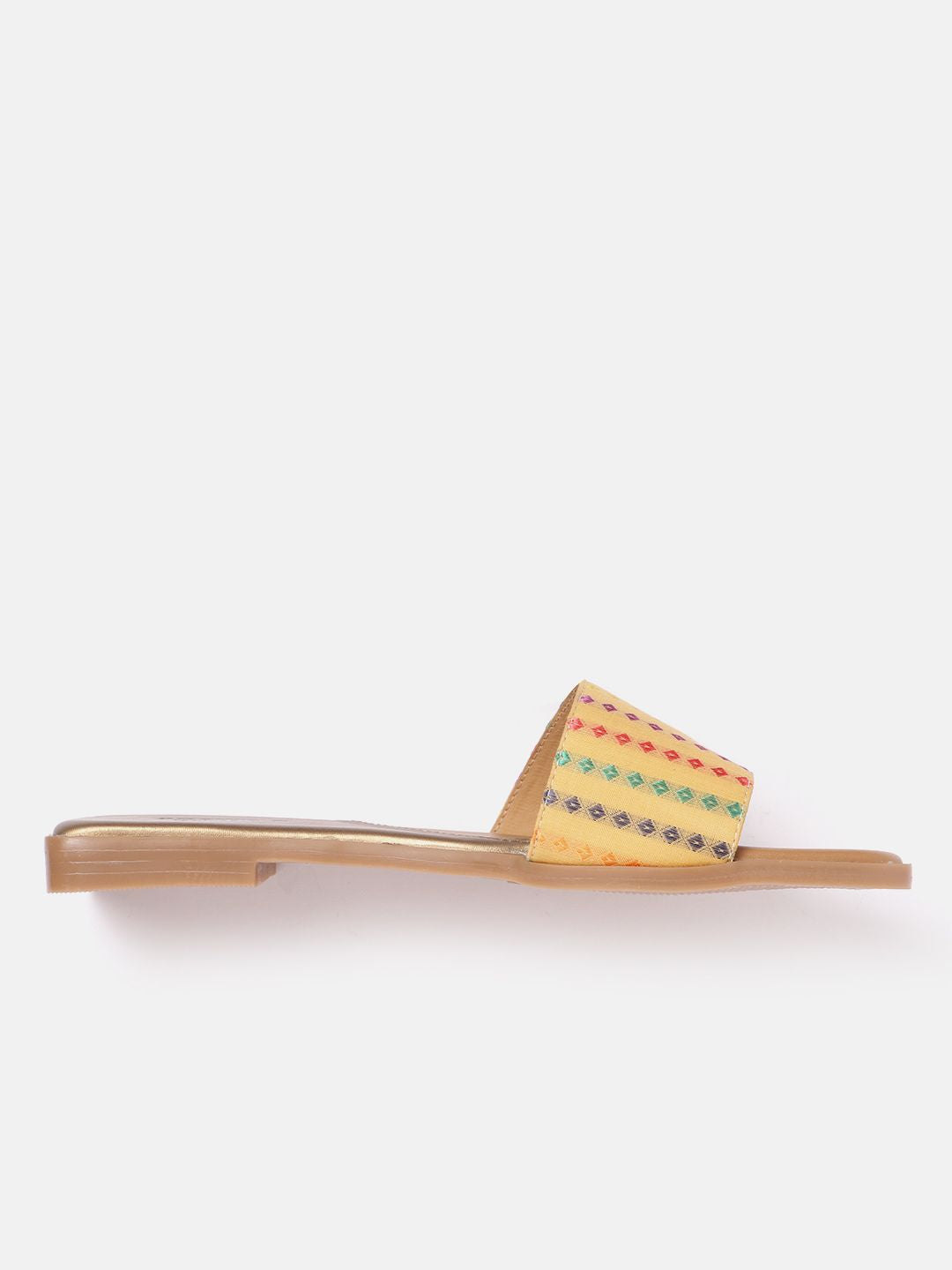 Anouk Women Woven Design Open Toe Flats