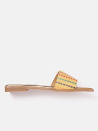 Anouk Women Woven Design Open Toe Flats