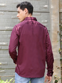 Thomas Scott Classic Slim Fit Spread Collar Casual Shirt