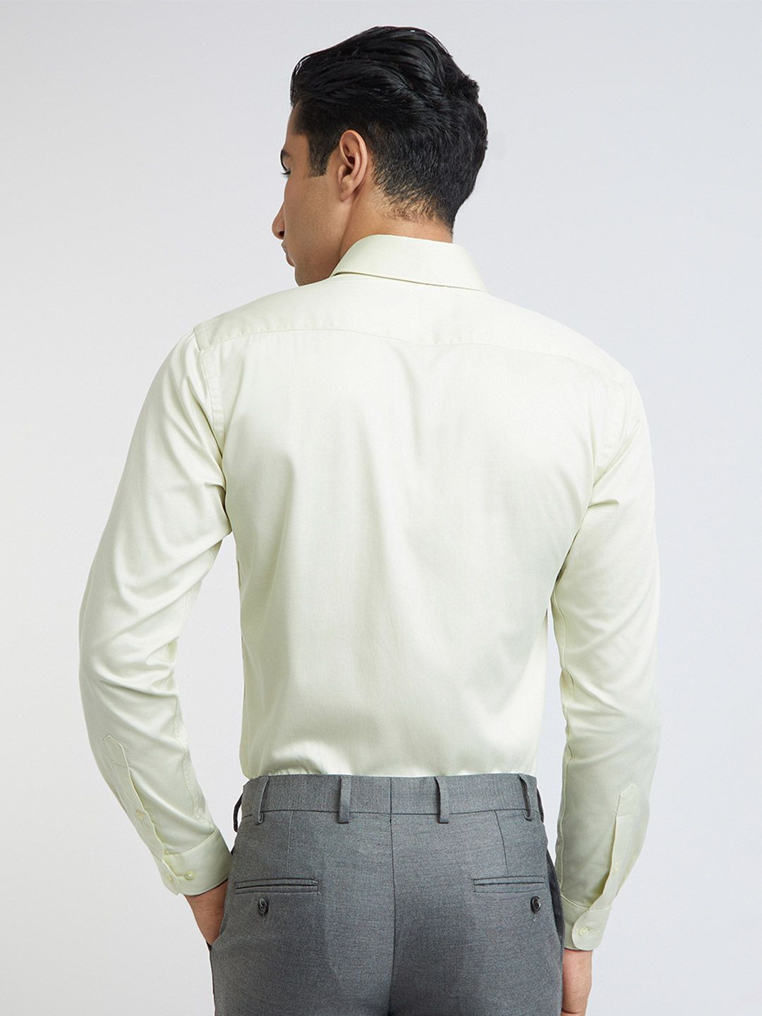 Raymond Men Organic Cotton Slim Fit Opaque Formal Shirt