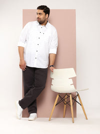 Thomas Scott Plus Size Premium Printed Pure Cotton Casual Shirt