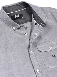 Thomas Scott Premium Button-Down Collar Chambray Pure Cotton Casual Shirt