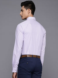 Raymond Pure Cotton Slim Fit Checked Formal Shirt