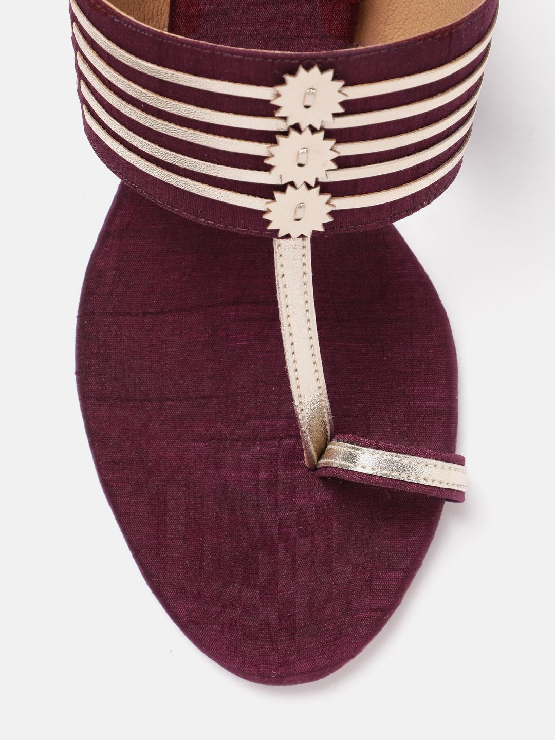 House of Pataudi Ethnic Embellished Block Heels
