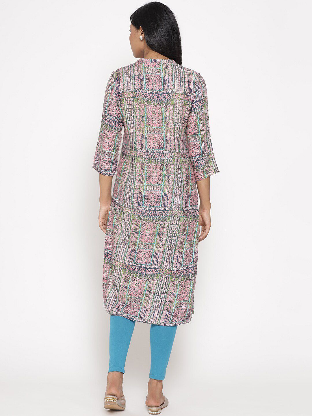W Women Striped Kurta