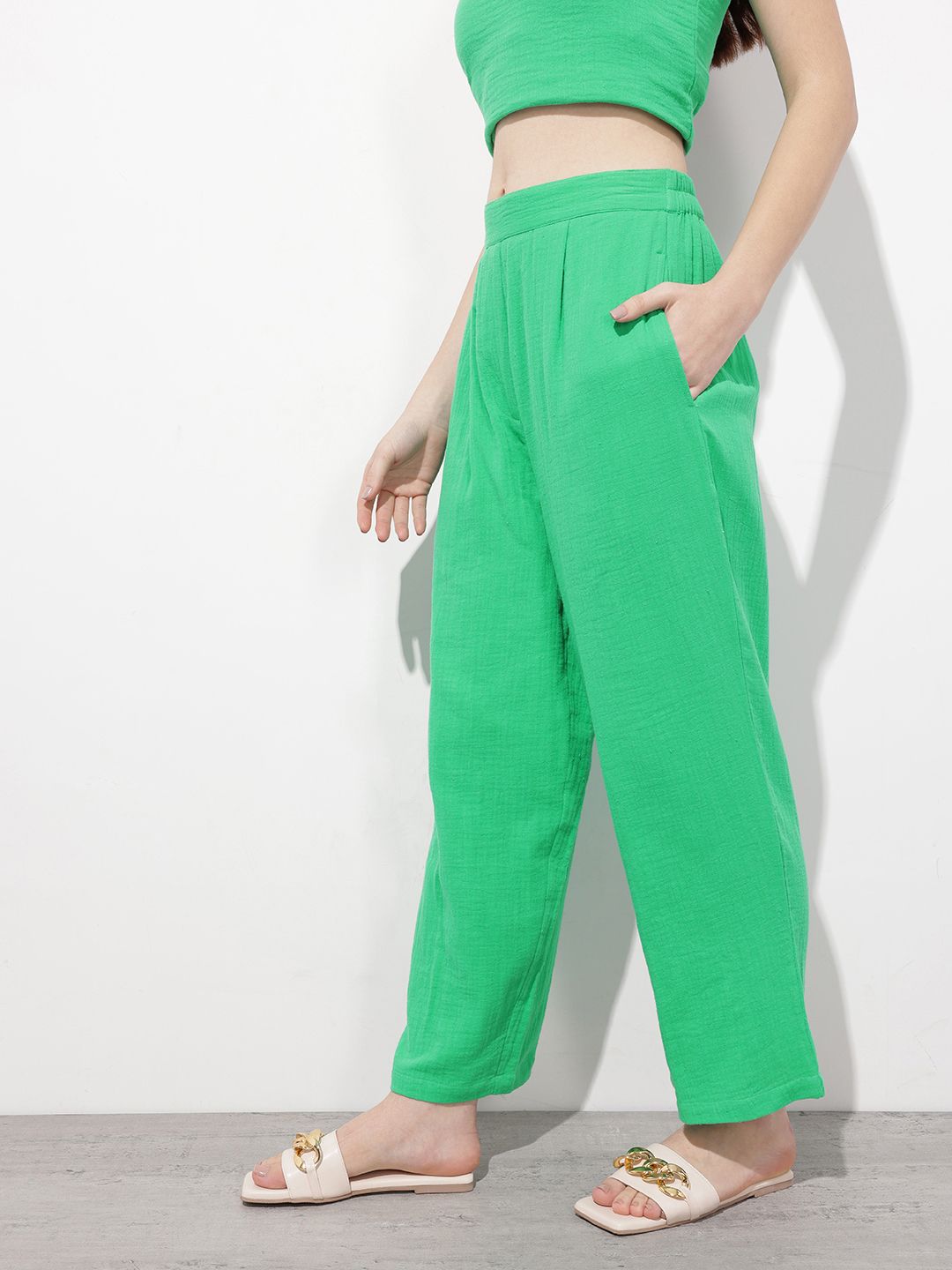 DressBerry Chic Ease Wide Leg Trousers