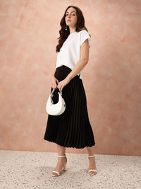 all about you Textured Extended Sleeves Top