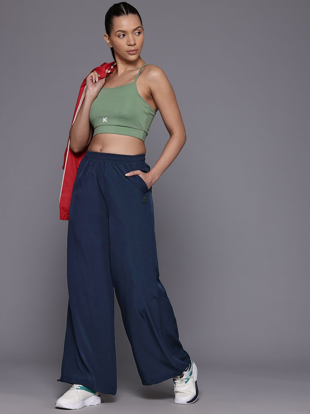 HRX by Hrithik Roshan Women Toggled Lifestyle Track Pants