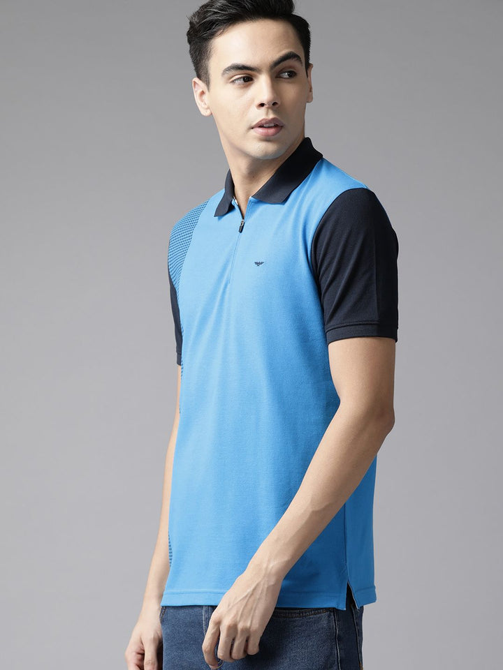 Park Avenue Men Polo Collar Slim Fit T-shirt