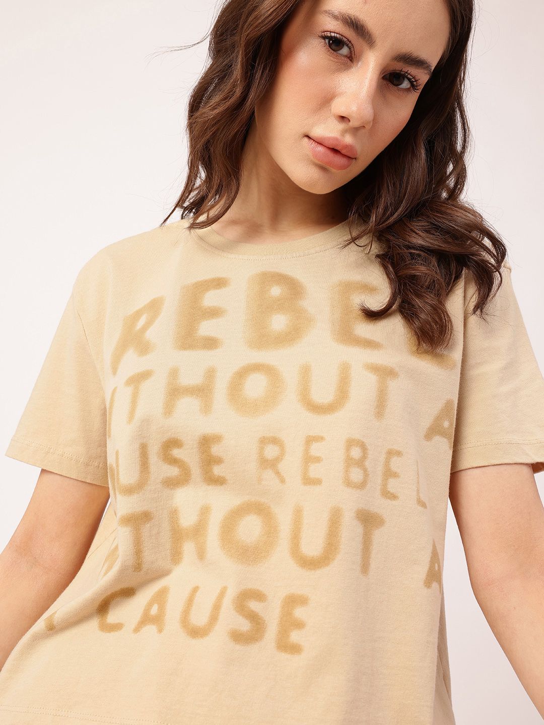 DressBerry Rebel Relaxed Fit Printed T-Shirt & Shorts Co-Ords