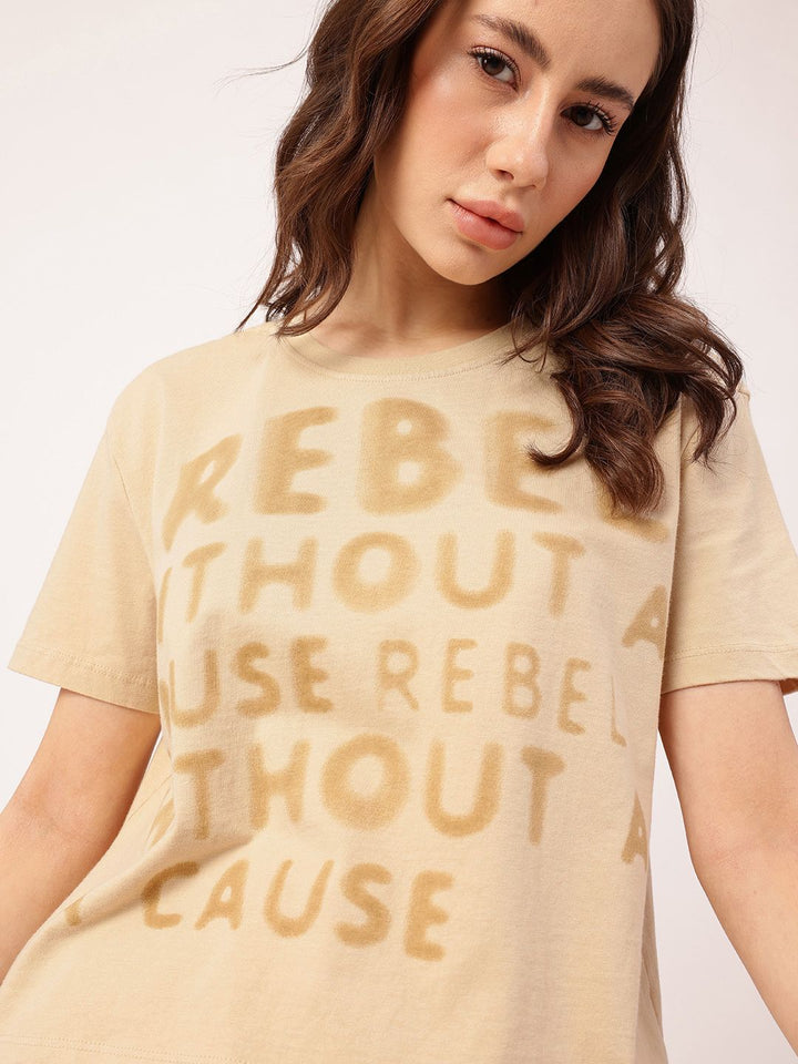 DressBerry Rebel Relaxed Fit Printed T-Shirt & Shorts Co-Ords