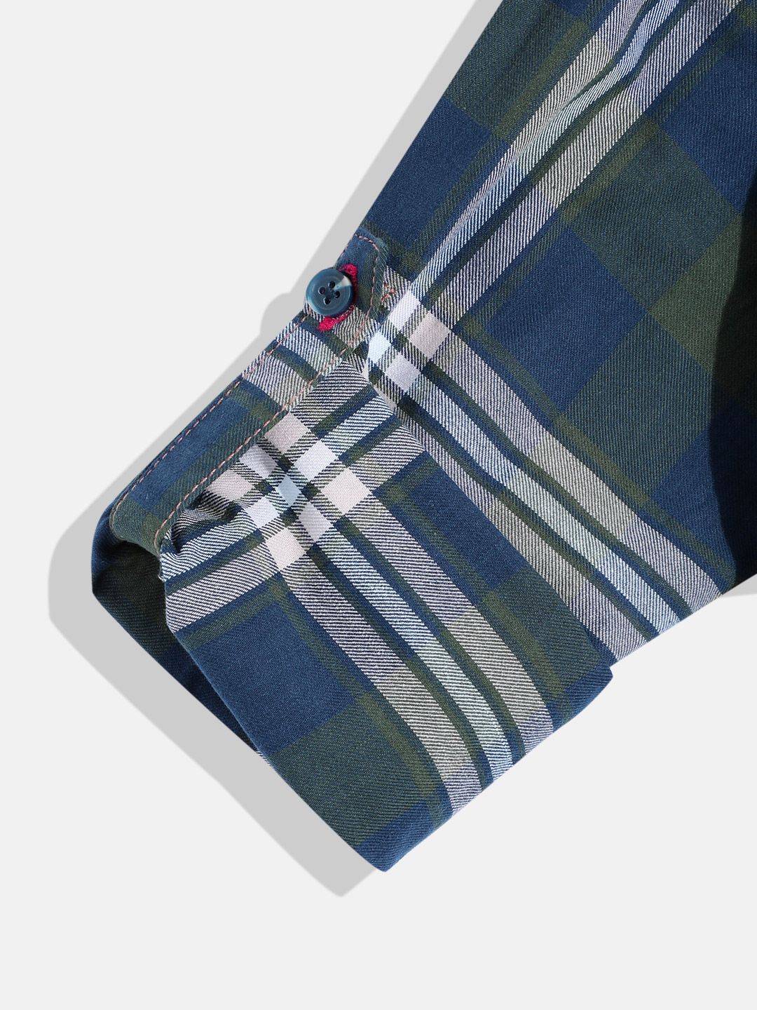 Monte Carlo Boys Tartan Checked Casual Smart Fit Shirt