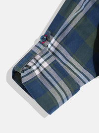 Monte Carlo Boys Tartan Checked Casual Smart Fit Shirt