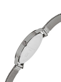 Sambungan Perancis Lelaki Lelaki Gelang Steel Gaya Tali Analog Watch FCN00043E