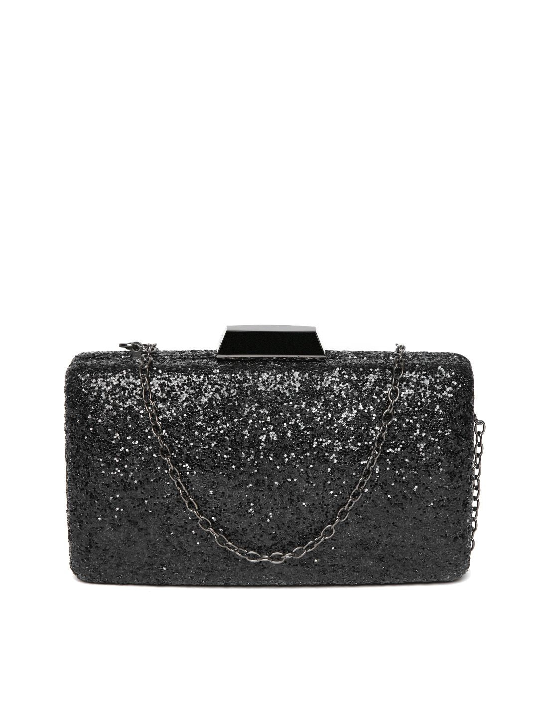 Lino Perros Black Embellished Clutch