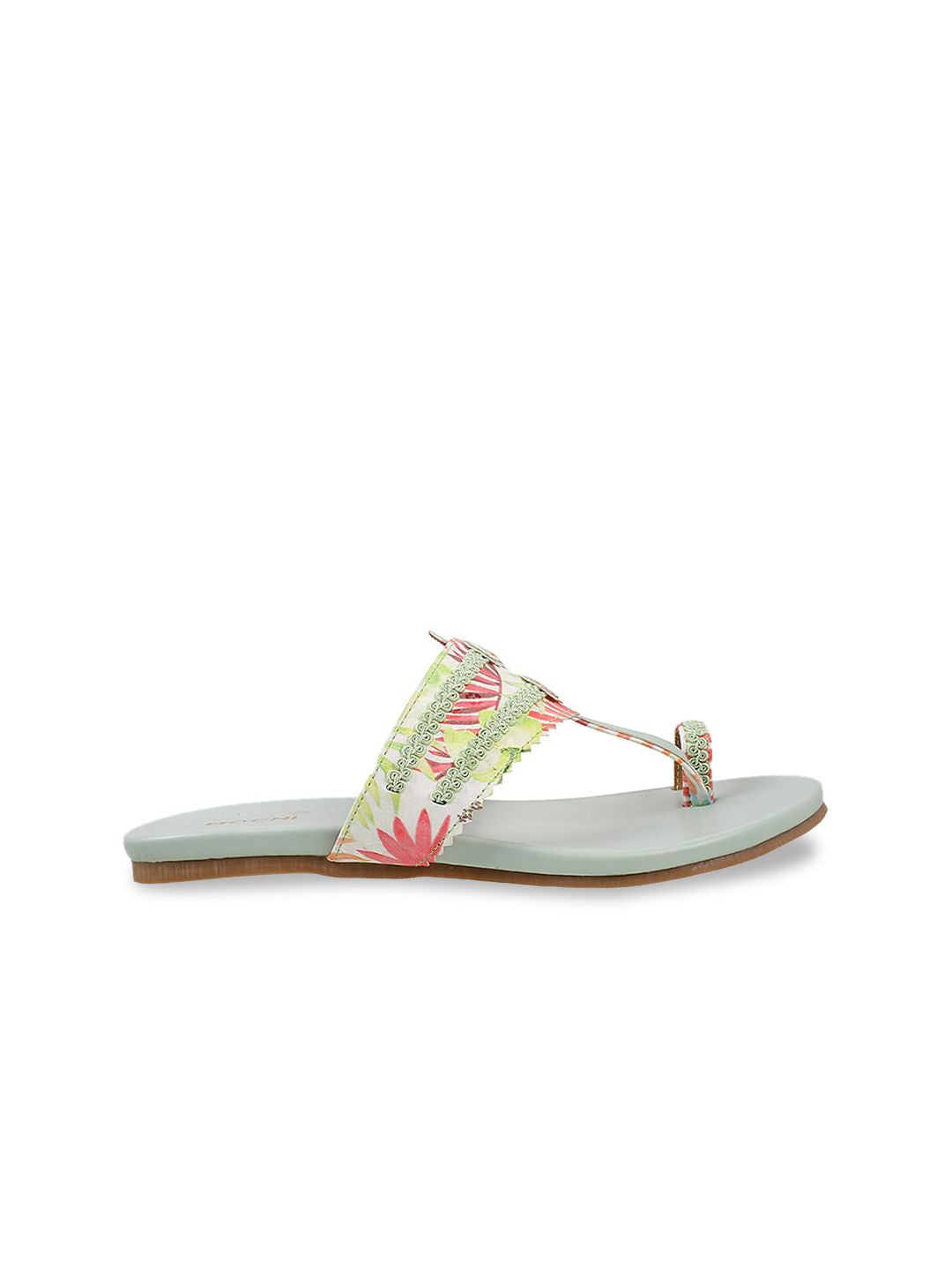 Mochi Printed One Toe Flats